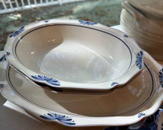 Noritake platter and 2 vegetable bowls.
