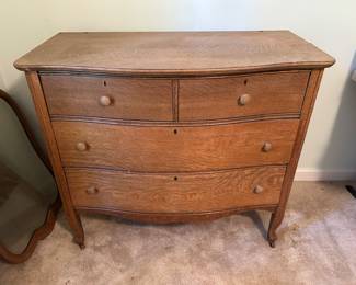 vintage oak dresser.