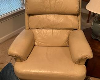 leather recliner.