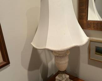 alabaster lamp.