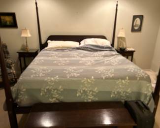 Newcomb Reproductions king size bed.