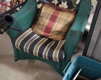 All weather wicker chair