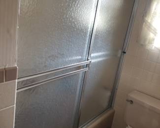 Glass shower doors