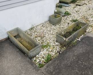 Concrete planters