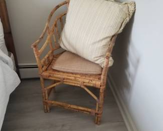 Rattan accent chair - two available