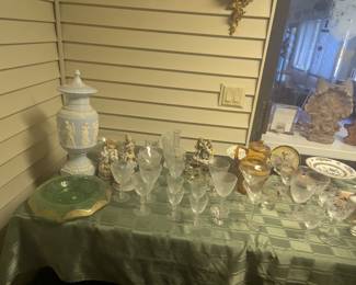 Lots of glassware porcelains, China so much more than in the photos