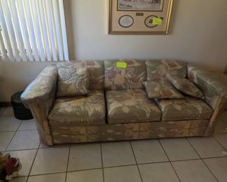 Floral sofa