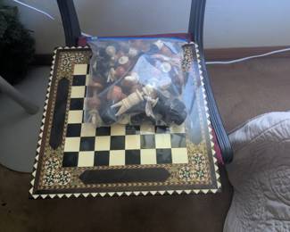 Ornate chess set