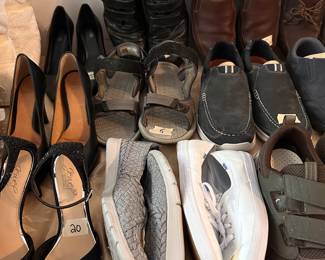shoes, men's and women's