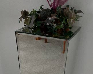 mirrored plinth, Sea Fan coral