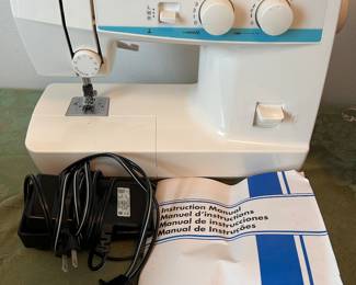 Brother sewing machine, with box and instructions