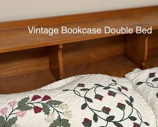 Vintage Bookcase double bed - in good condition
