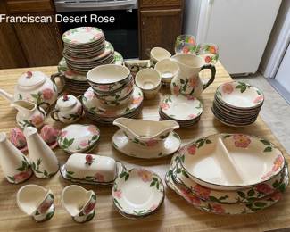 Franciscan Desert Rose - unique serving pieces
