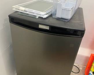 Small stainless refrigerator