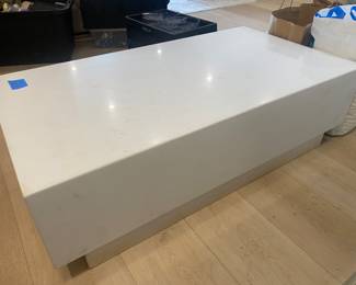 Stone coffee table 47” L x 25.5” W x 14”H