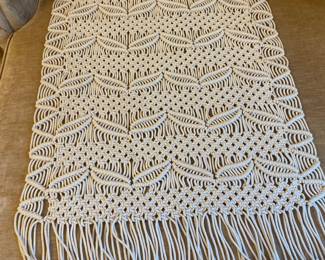 Macramé hanging wall piece