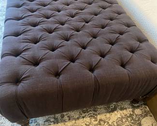 Oversized ottoman
48”L X 37”D x 17” T