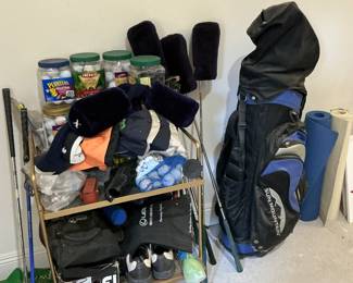 Nice collection of golfing equipment