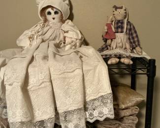 The doll is all handmade