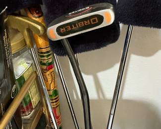 Nice putter hand-painted walking stick