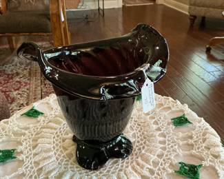 An amethyst Marano glass vase