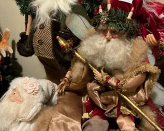 Numerous Santa Claus