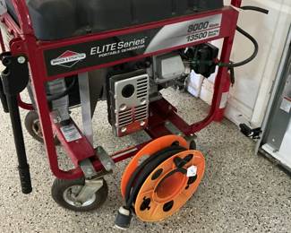The cord will hook to the generator to run straight to your house. It can be sold with the generator or separate.