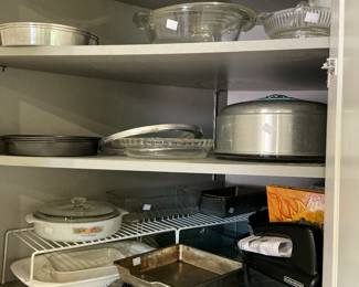 From Pyrex to corning, ware, baking pans baking sheets