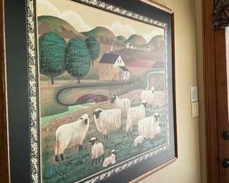 Huntington Sheep Folk Painting