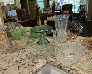 The cake plate is a Fostoria