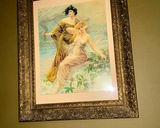 This is an Edouard Bisson,B. Serven, the enchanted maidens