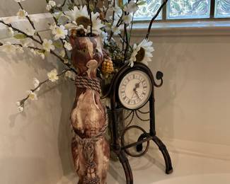 Mountain pottery, art, cat