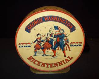 Vintage Tin Toy Drum