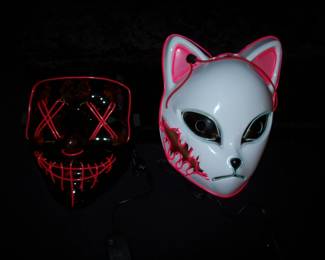 Light Up Halloween Masks