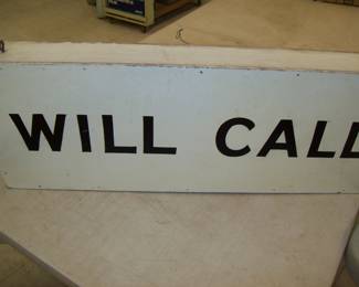 Will Call Sign