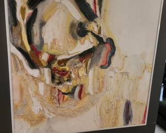 Original oil painting from the 80's by the Art Director of Pratt (homeowner did not recall his name)