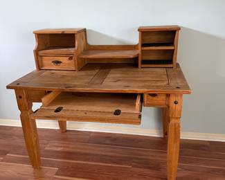 Pinewood desk