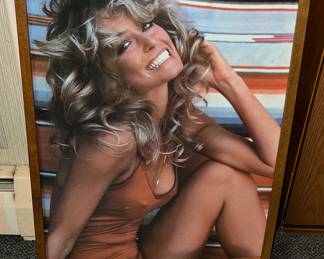 Vintage Fara Fawcet poster