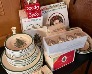 Spode Christmas dishes