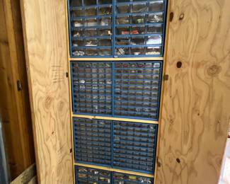 Misc hardware and storage boxes