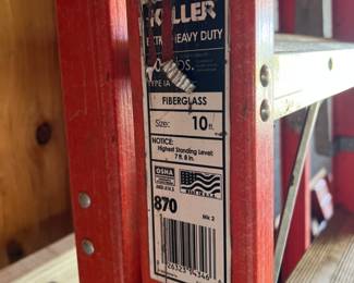 Fiberglass 10' ladder