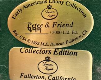 The Early Americans Ebony Series Figurine