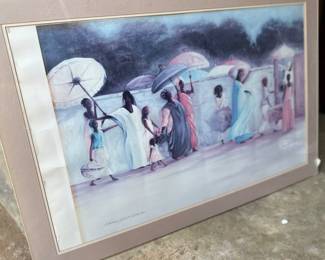 Earl Jackson, "Following the Path," Print, 1988, 36" x  24.5" h