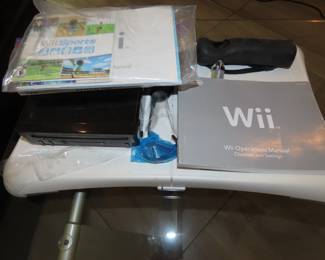 Wii fitness console and package.