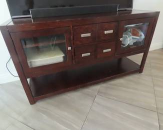 TV and media stand/storage.