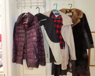 Ladies coats and jackets.