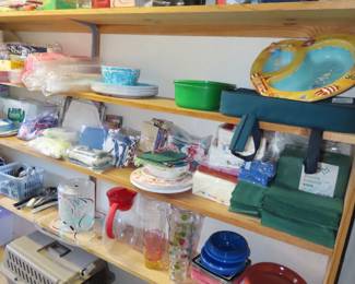 Papergoods, picnic supplies.