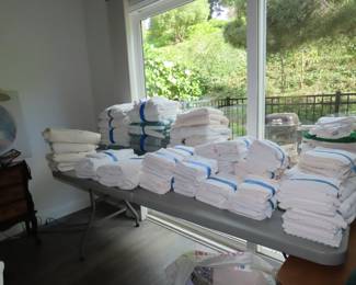 Tons of towels.