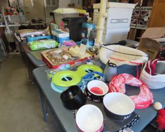 Cat/pet supplies, equipment and toys.