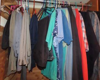 Mens clothing.